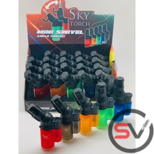 SKY MINI ANGLE SWIVEL TORCH - SK605SV (20 CT/DISPLAY)